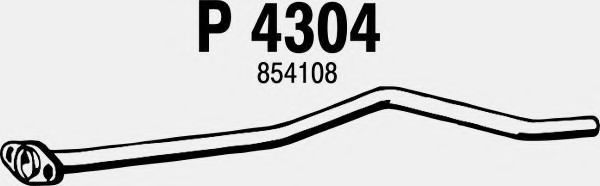Труба выхлопного газа FENNO 4304