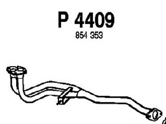 Труба выхлопного газа FENNO P4409