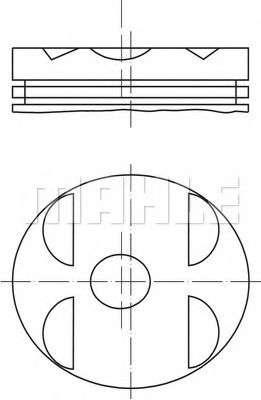 Поршень PERFECT CIRCLE 56 11998 0