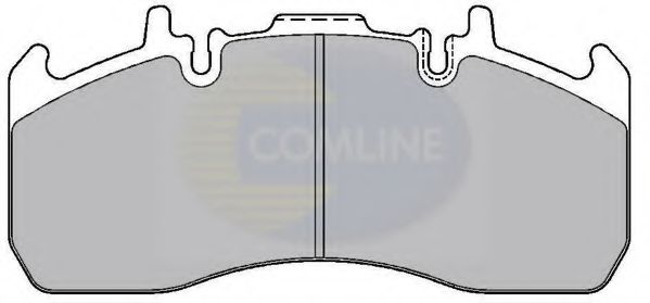 Комплект тормозных колодок, дисковый тормоз COMLINE CBP9077K