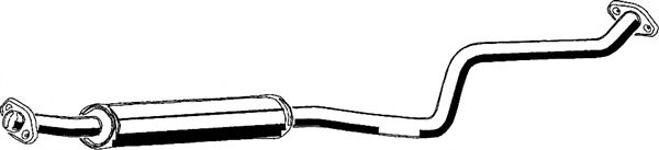 Средний глушитель выхлопных газов ASMET 11043