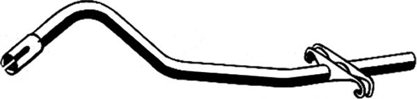 Труба выхлопного газа ASMET 04009