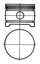 Поршень KOLBENSCHMIDT 94070700