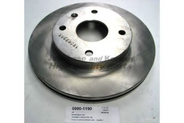 Тормозной диск ASHUKI 0990-1190