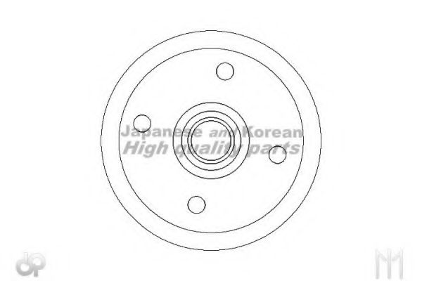 Тормозной барабан ASHUKI 1020-0250