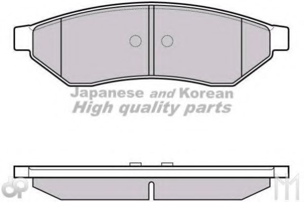 Комплект тормозных колодок, дисковый тормоз ASHUKI 1083-2090