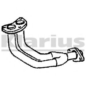 Труба выхлопного газа KLARIUS DN187H