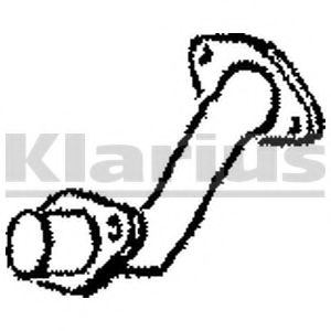 Труба выхлопного газа KLARIUS HA265J