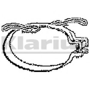 Кронштейн, система выпуска ОГ WALKER 81585