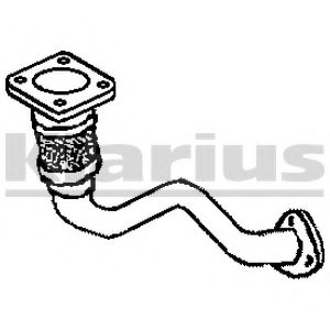 Труба выхлопного газа KLARIUS 301918