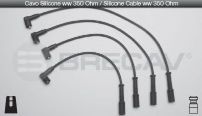 Комплект проводов зажигания BRECAV 07.522