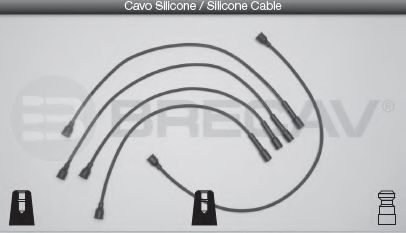 Комплект проводов зажигания BRECAV 09403