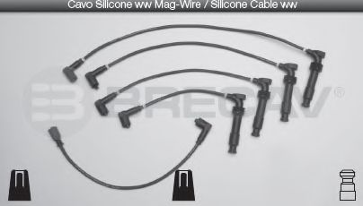 Комплект проводов зажигания BRECAV 09.529