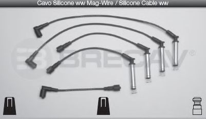 Комплект проводов зажигания BRECAV 09.560