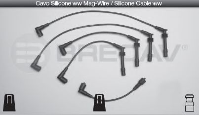 Комплект проводов зажигания BRECAV 09.562