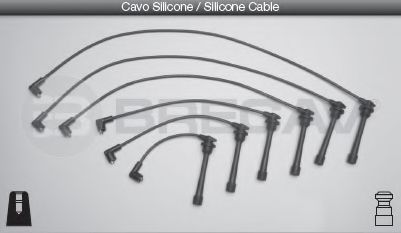 Комплект проводов зажигания BRECAV 29515