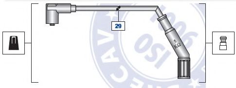 Провод зажигания BRECAV 922960