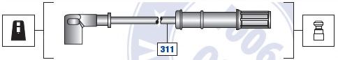 Провод зажигания BRECAV 9231160