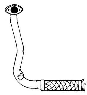 Труба выхлопного газа SIGAM 16142