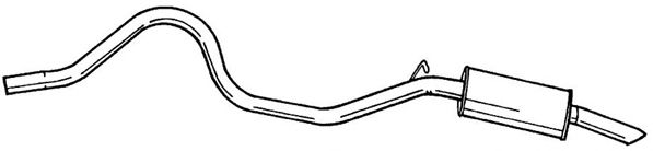 Глушитель выхлопных газов конечный SIGAM 32612