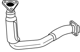 Труба выхлопного газа MTS 10121