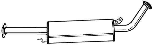 Средний глушитель выхлопных газов SIGAM 38426