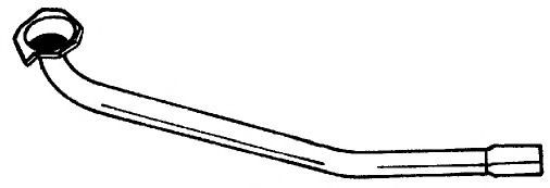 Труба выхлопного газа MTS 14130