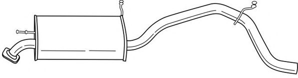 Глушитель выхлопных газов конечный SIGAM 75609