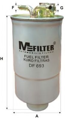 Топливный фильтр MFILTER DF 693