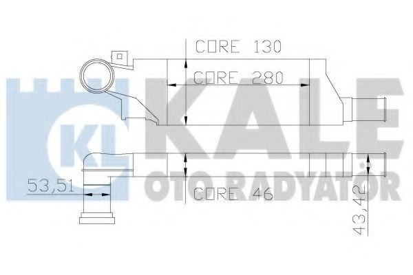 Интеркулер KALE OTO RADYATÖR 346200