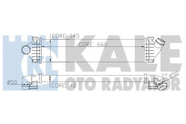 Интеркулер KALE OTO RADYATÖR 347000