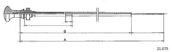 Тросик стартера CABOR 21075