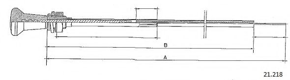Тросик стартера CABOR 21218