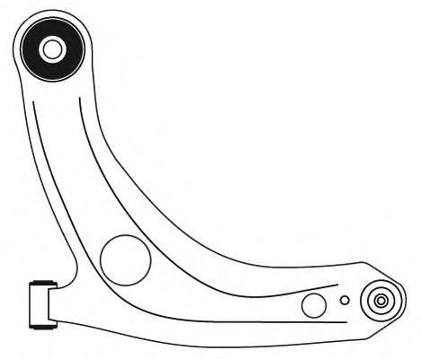 Рычаг независимой подвески колеса, подвеска колеса FRAP 3161