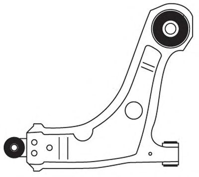 Рычаг независимой подвески колеса, подвеска колеса FRAP 3351