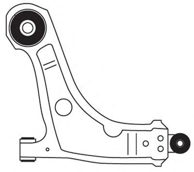 Рычаг независимой подвески колеса, подвеска колеса FRAP 3352