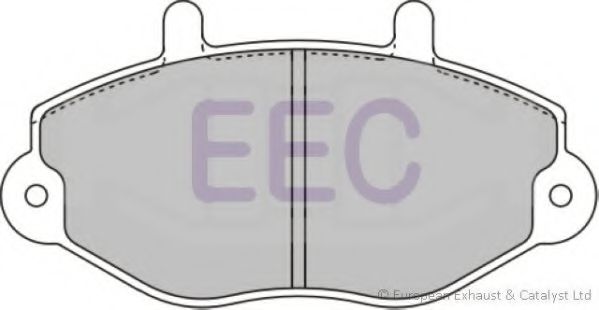 Комплект тормозных колодок, дисковый тормоз EEC BRP0729