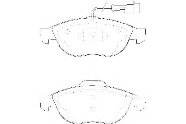 Комплект тормозных колодок, дисковый тормоз WAGNER WBP23140A