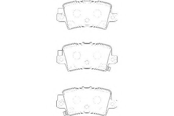 Комплект тормозных колодок, дисковый тормоз WAGNER WBP24086A