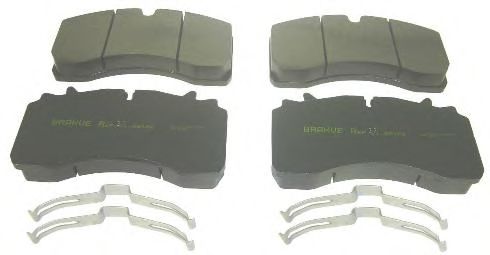 Комплект тормозных колодок, дисковый тормоз AIR FREN 21.29162