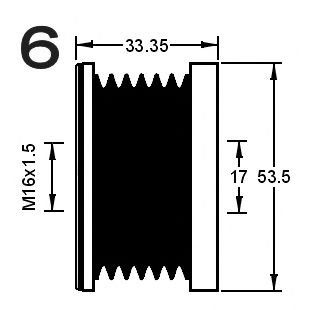 Механизм свободного хода генератора RPK 0380991