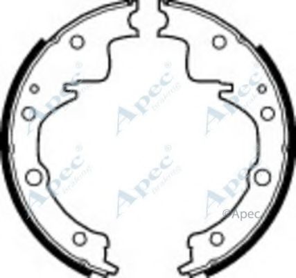 Тормозные колодки APEC braking SHU383