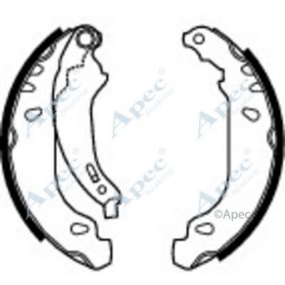 Тормозные колодки APEC braking SHU607