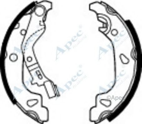 Тормозные колодки APEC braking SHU623