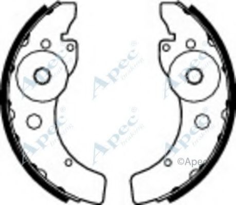 Тормозные колодки APEC braking SHU716