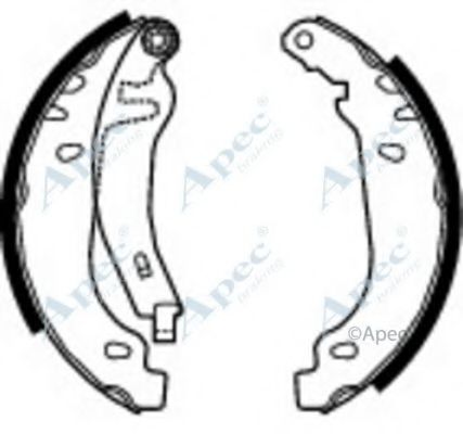 Тормозные колодки APEC braking SHU659