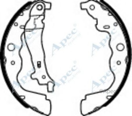 Тормозные колодки APEC braking SHU735