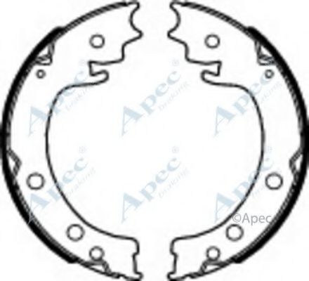 Тормозные колодки APEC braking SHU791