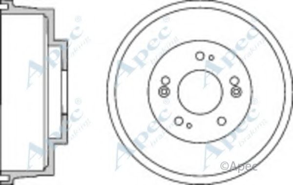 Тормозной барабан APEC braking DRM9943