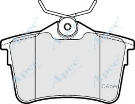 Комплект тормозных колодок, дисковый тормоз APEC braking PAD1659